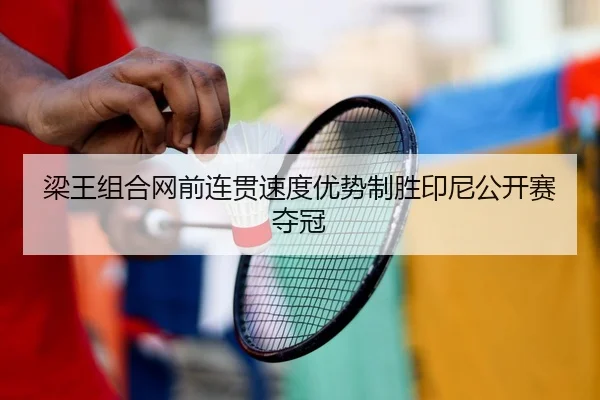 梁王组合网前连贯速度优势制胜印尼公开赛夺冠